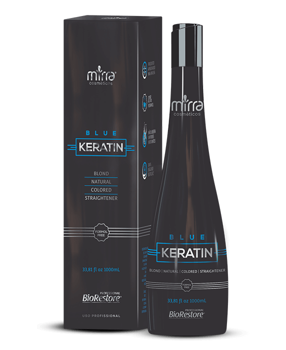 Escova Blue Keratin - Mirra 1000 ML